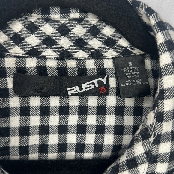 RUSTY GINGHAM FLANNEL (M) - Picture 4 of 7